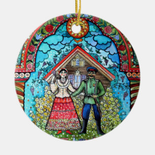 Russian Ceramic Ornament