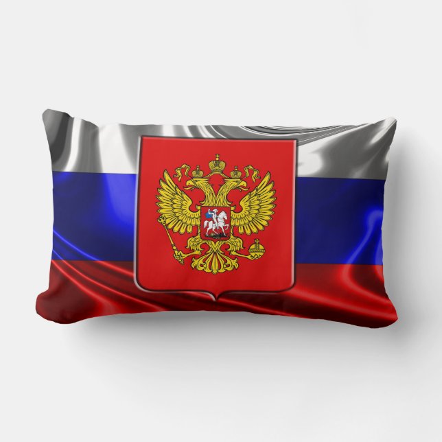 Russian Coat of arms Lumbar Pillow (Front)