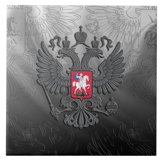 Russian Coat of arms Tile (Front)
