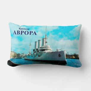 Russian Cruiser Aurora Lumbar Pillow