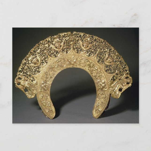 Russian diadem with filigree work postcard (Front)