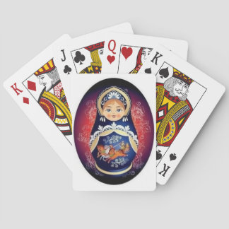 Russian Doll Babushka Playing Cards