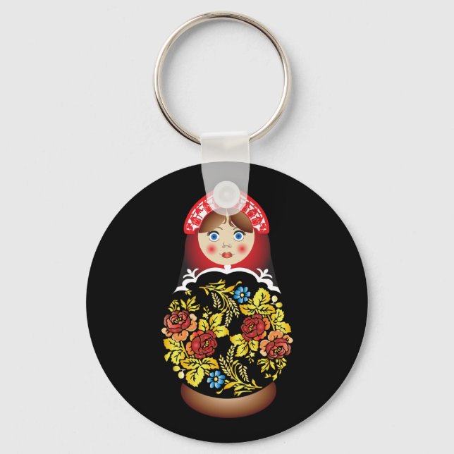 Russian doll Matryoshka Keychain (Front)