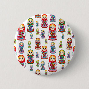 russian dolls 2 inch round button