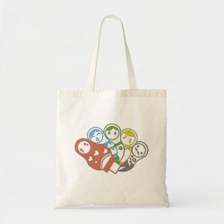 Russian Dolls | Colourful | Tote bag