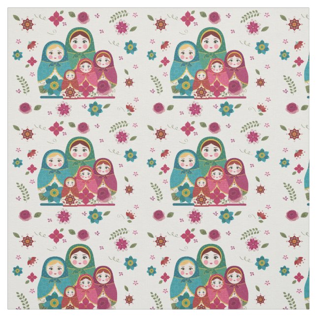 Russian Dolls Fabric (Swatch)