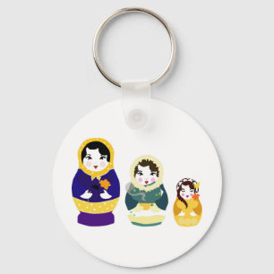 Russian Dolls Keychain