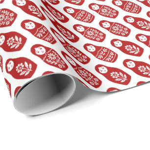 Russian Dolls Wrapping Paper