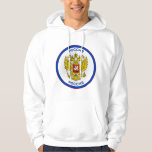 Russian double-headed eagle Circle Shape Hoodie
