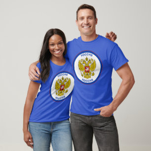 Russian double-headed eagle Circle Shape T-Shirt