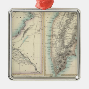 Russian Empire in Eastern and Western Asia Metal Ornament