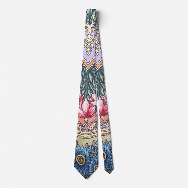 Russian fabric pattern neck tie (Front)