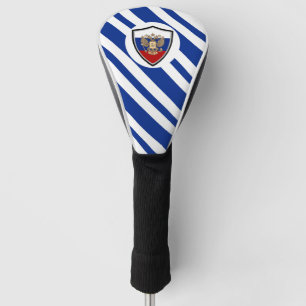 Russian flag-coat arms golf head cover