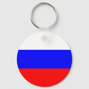 Russian Flag Keychain