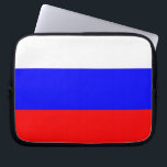 Russian Flag Laptop Sleeve<br><div class="desc">Elegant Laptop Sleeve with Flag of Russia. This product its customizable.</div>