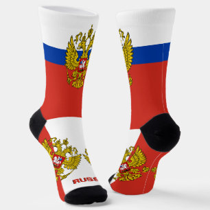 Russian Flag Patriotic, Sustainable Russia Premium Socks