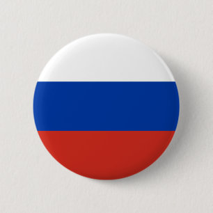 Russian Flag (Russia) 2 Inch Round Button
