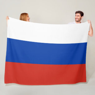 Russian Flag (Russia) Fleece Blanket