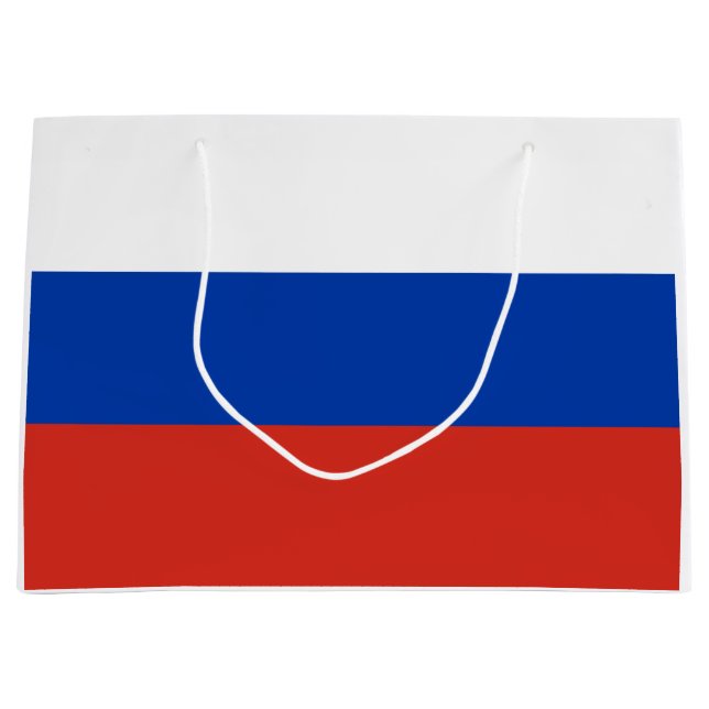 Russian Flag (Russia) Medium Gift Bag (Front)
