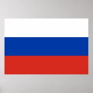 Russian Flag (Russia) Poster