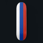 Russian Flag (Russia) Skateboard<br><div class="desc">This design features the national flag of Russia (otherwise known as the Russian Federation), which is a transcontinental country spanning Eastern Europe and Northern Asia. Russia is the largest country in the world and it is the most populous country in Europe. Russia consists of more than one eighth of the...</div>