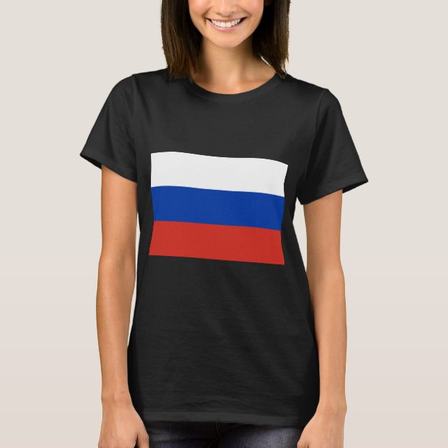 Russian Flag (Russia) T-Shirt (Front)