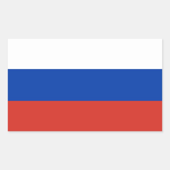 Russian Flag Sticker (Front)