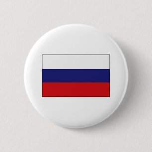 Russian Flag T-shirts and Gifts 2 Inch Round Button