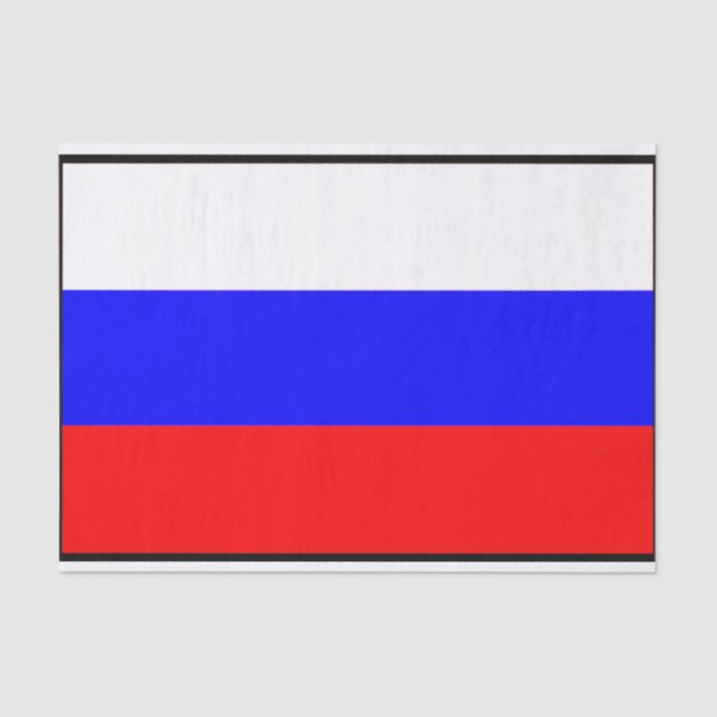 Russian Flag Tissue Paper (Front)