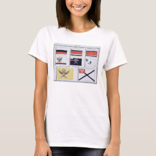 Russian Flags, from a French book of Flags, c.1819 T-Shirt