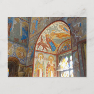Russian frescoes postcard