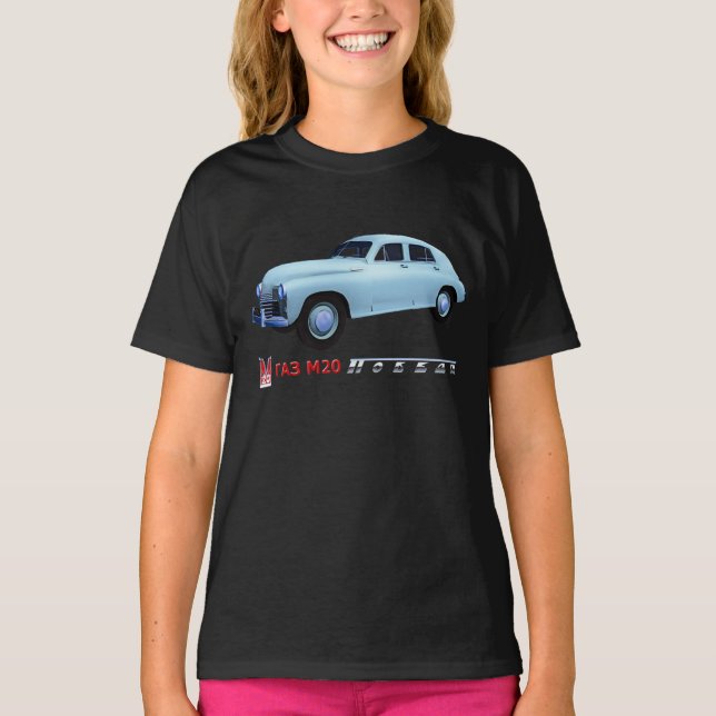 Russian GAZ M20 Sedan T-Shirt (Front)