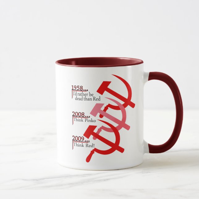 Russian Hammer And Sickle Emblem Mug (Right)
