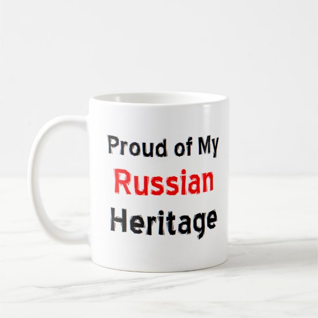 russian heritage coffee mug (Left)