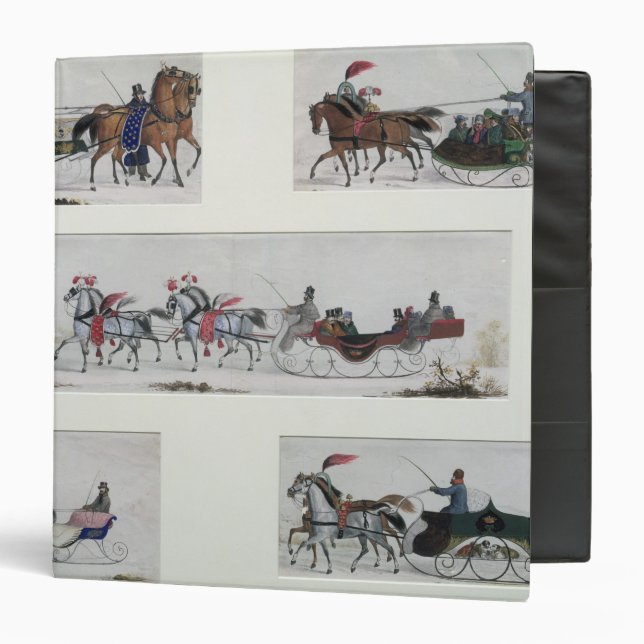 Russian Horse Drawn Sleighs Binder (Front/Inside)
