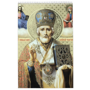 Russian icons calendar