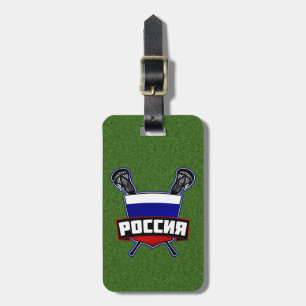 Russian Lacrosse Luggage Tag Template