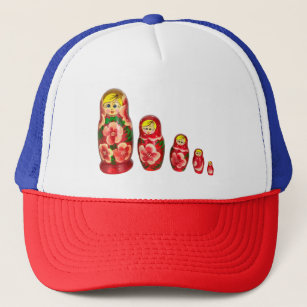 Russian Matryoshka nesting dolls Trucker Hat