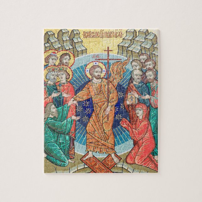 Russian mosaic icon jigsaw puzzle (Vertical)