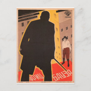 Russian Movie Poster Russian Avant Garde Print Postcard