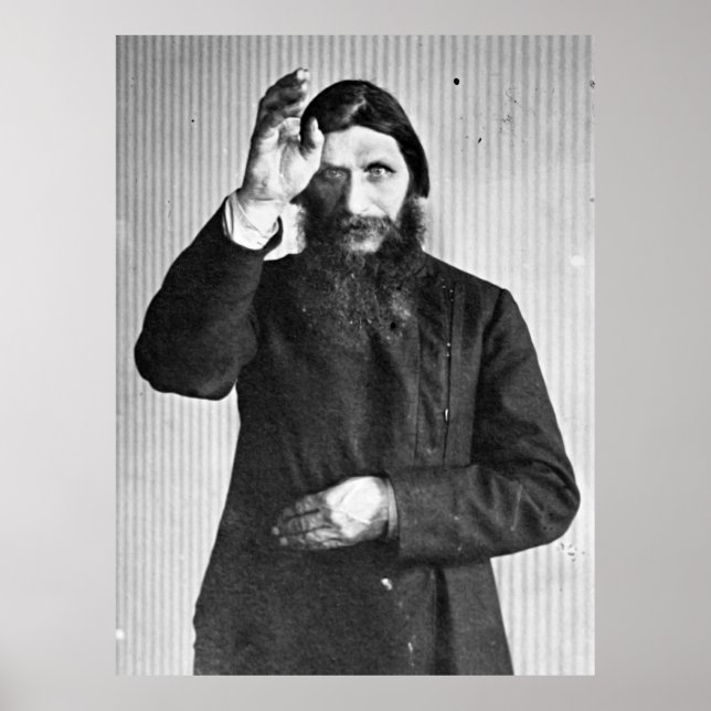 Russian Mystic Grigori Yefimovich Rasputin Poster (Front)
