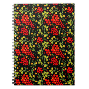 Russian national pattern notebook