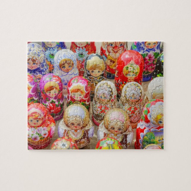 Russian Nested Dolls Jigsaw Puzzle (Horizontal)