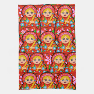 Russian Nesting Doll - Matryoshka Kitchen Towel