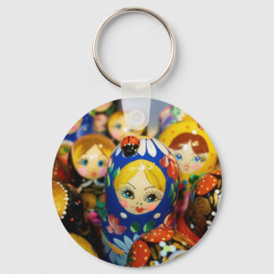 Russian Nesting Dolls Keychain