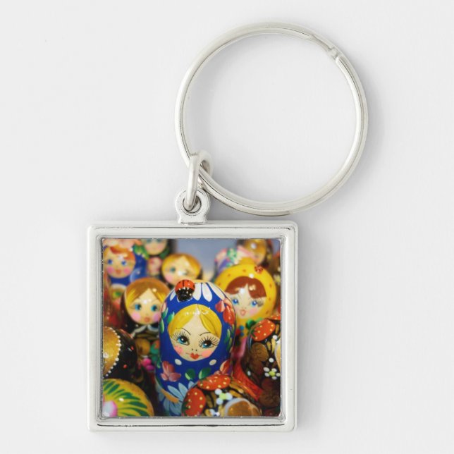 Russian Nesting Dolls Keychain (Front)