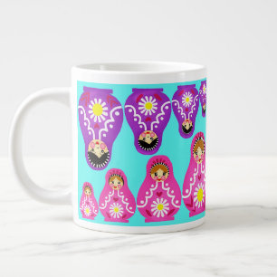Russian Nesting Dolls Large Coffee Mug