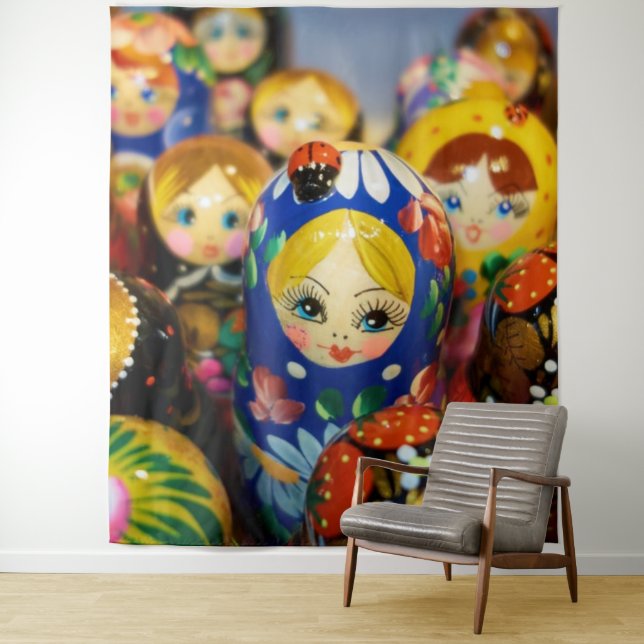Russian Nesting Dolls Tapestry (In Situ)