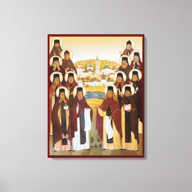 Russian orthodox church icon canvas print (Front)