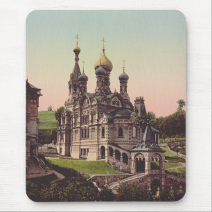 Russian Orthodox Church in Moscow Mouse Pad